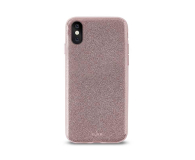 Etui Glitter Shine Cover do iPhone X/XS różowe złoto - 381592 - zdjęcie 1